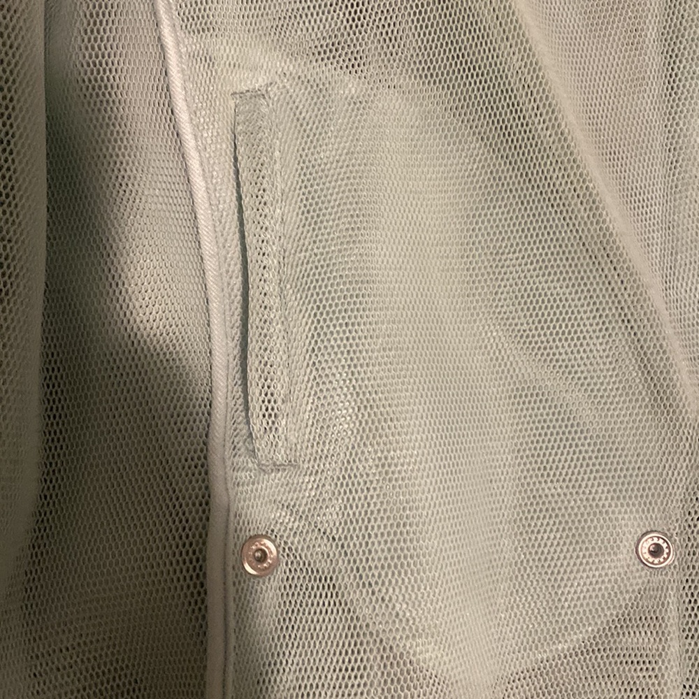 Adidas / Ivy Park Green Tint Mesh Jacket - Picture 15 of 16